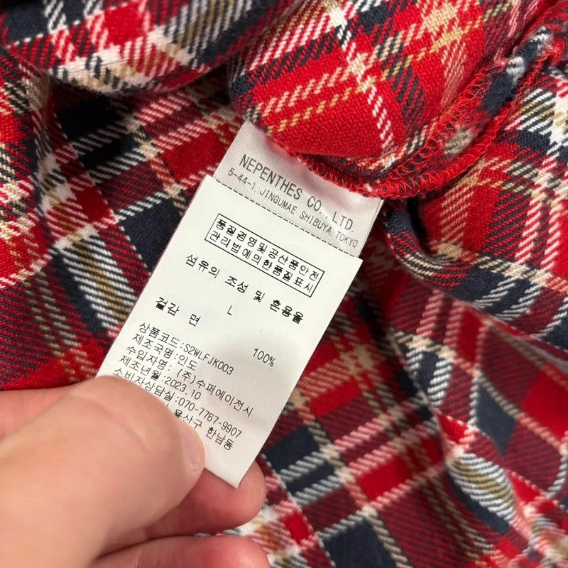 South2 West8 Plaid Mexican Parka Red XXL