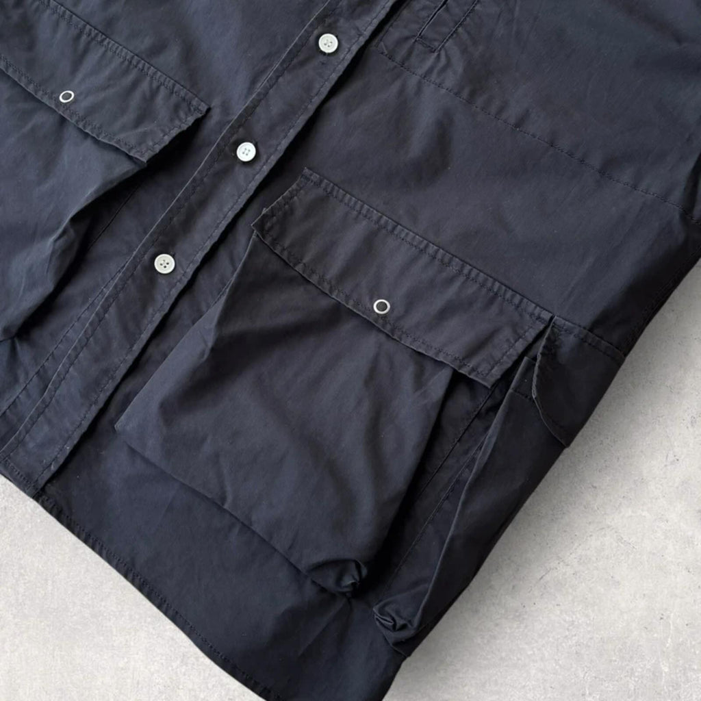Uniform Bridge Bermuda Fishing Shirt Black L