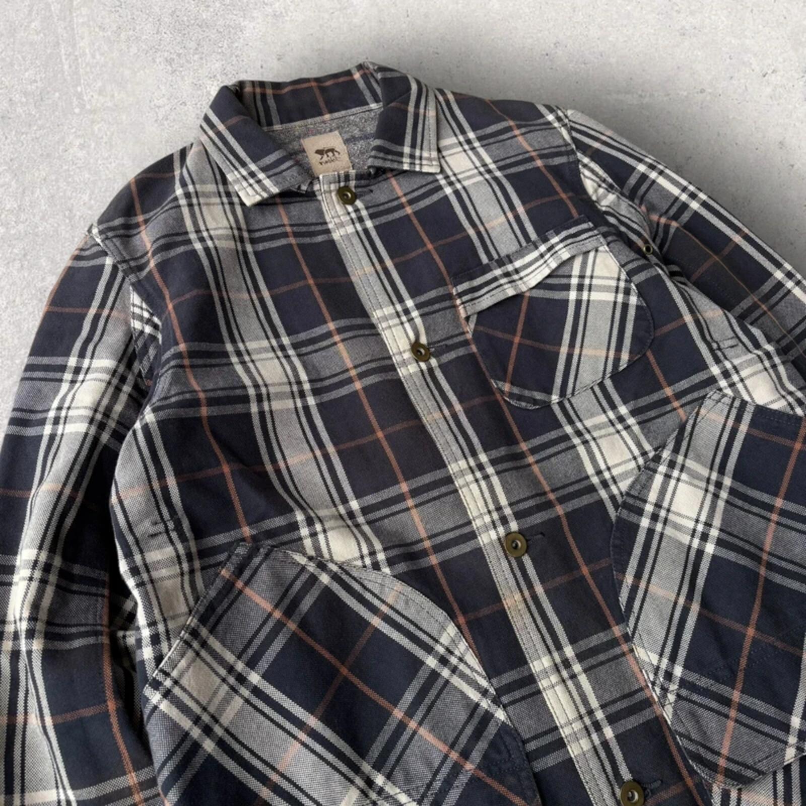 Norbit By Hiroshi Nozawa Utility Check Overshirt M