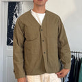 Uniform Bridge Herringbone Work Liner Khaki L