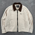 Frizmworks Boxy Zip Work Jacket Natural M