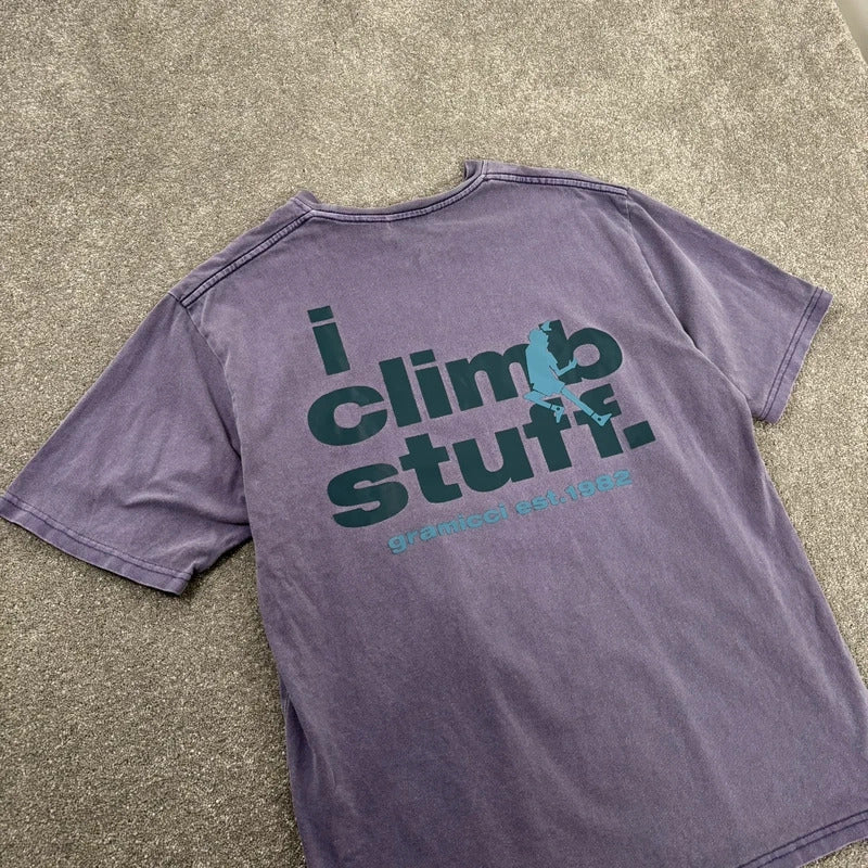 Gramicci Graphic T Shirt Purple M