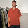 Frizmworks Open Collar Cuban Shirt Brick XL