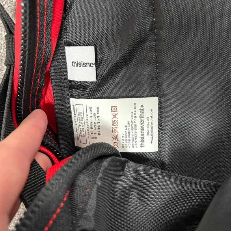 Thisisneverthat 20L Backpack Red
