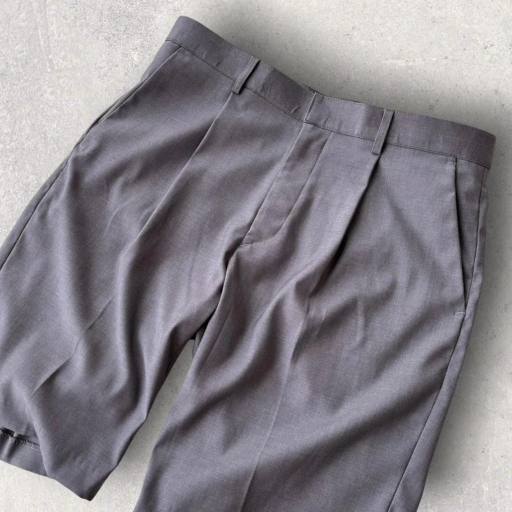 Uniform Bridge Pleated Dress Short Grey W30