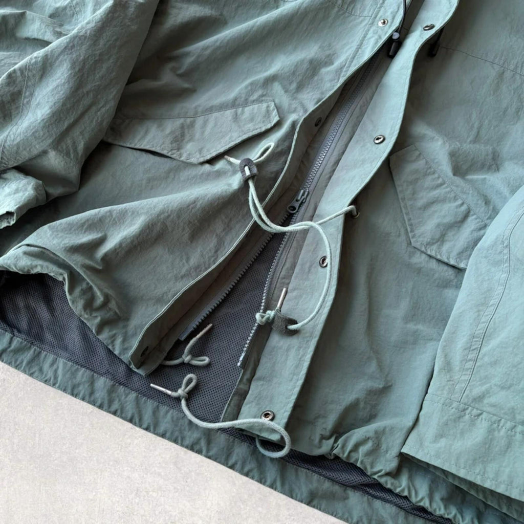 Uniform Bridge Lightweight Utility Jacket Aqua L