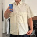 Frizmworks Double Pocket Half Shirt Cream M