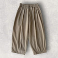 Uniform Bridge Wide Balloon Pant Beige M