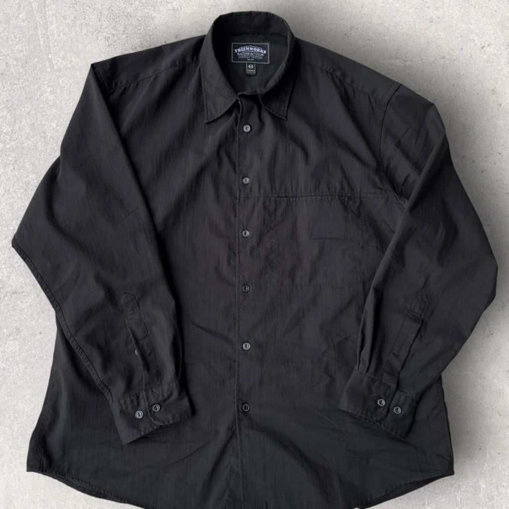 Frizmworks Lyocell Relaxed Shirt Black M