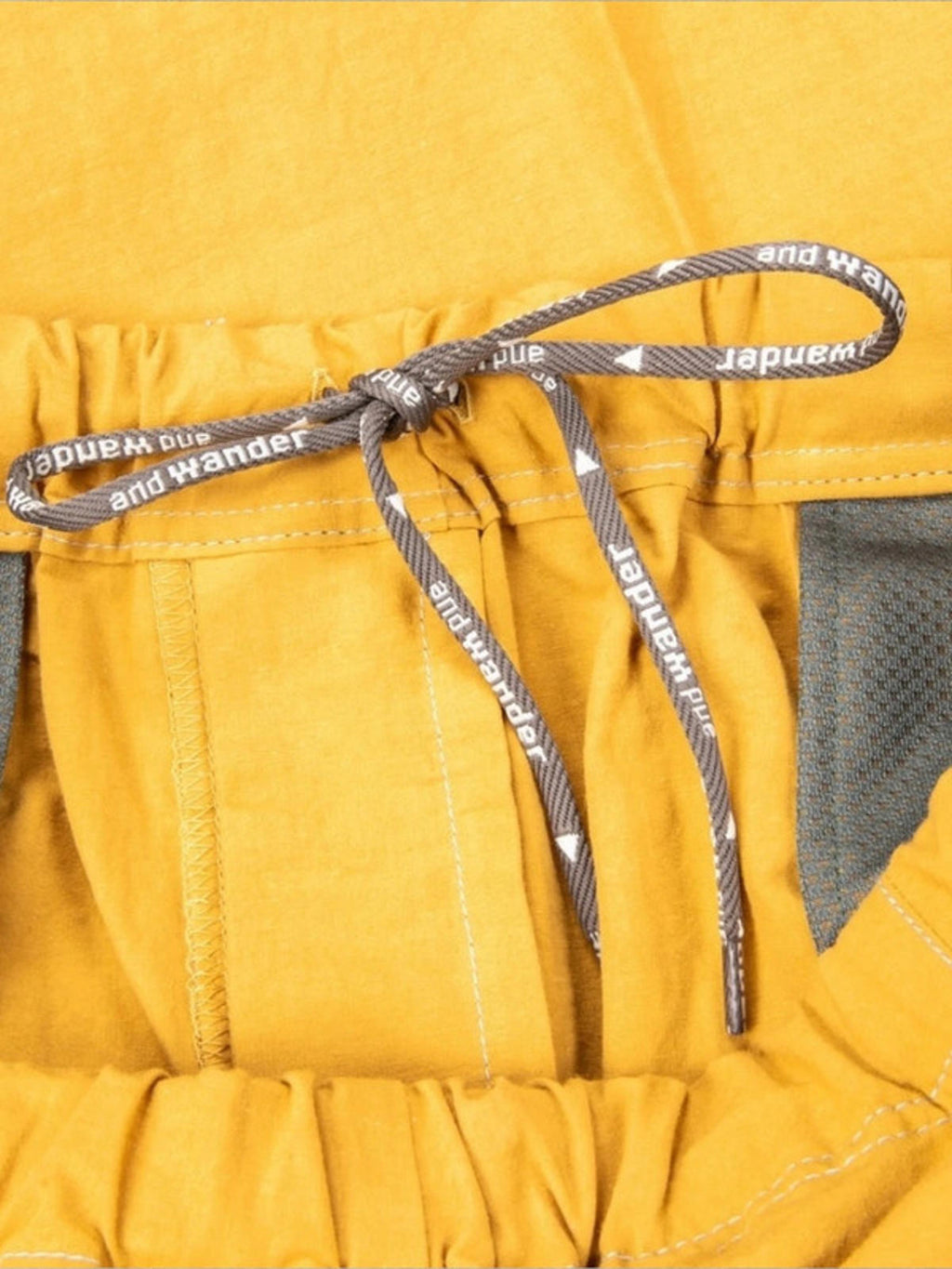 And Wander Linen Trousers | Yellow | Size XL