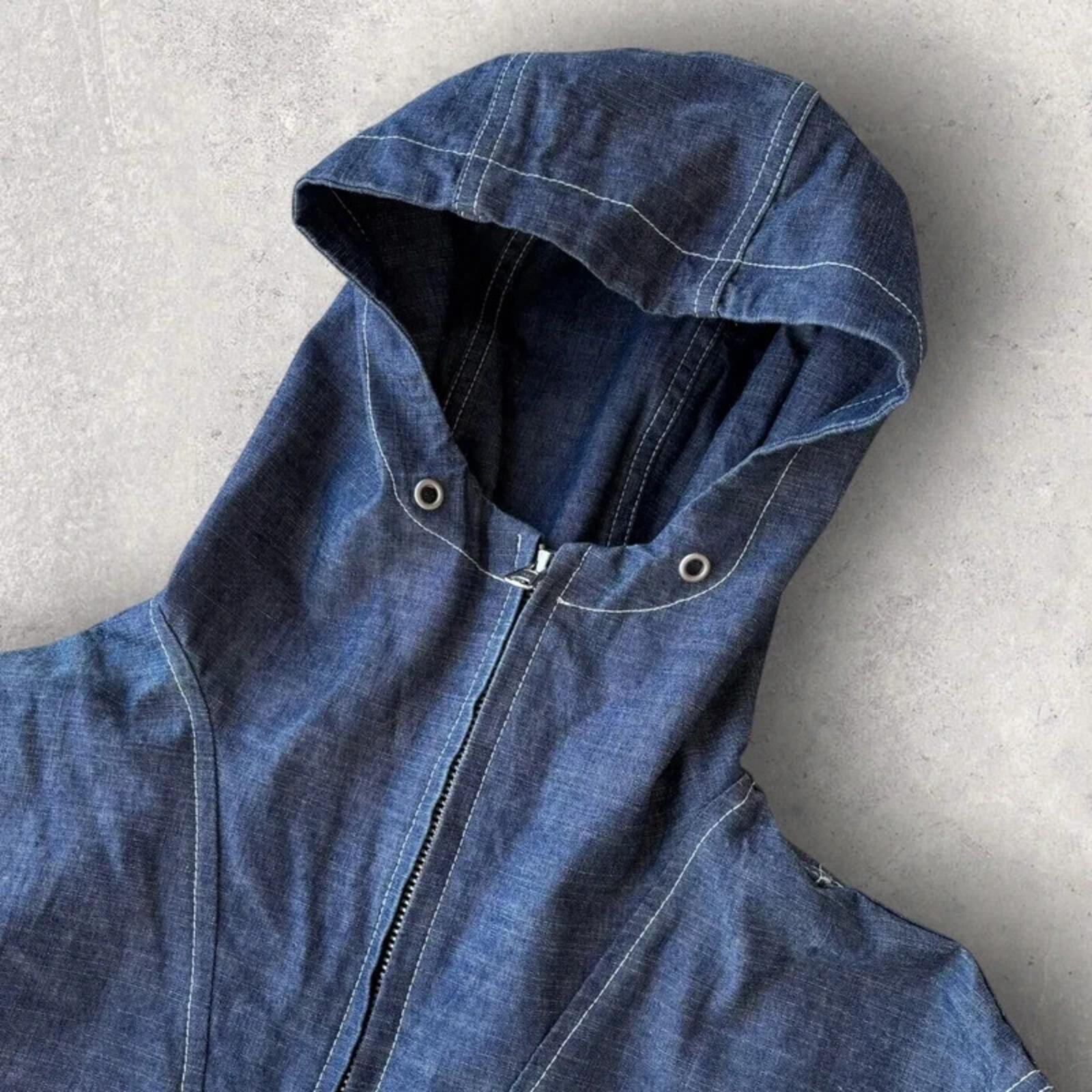 Frizmworks Denim Pullover Utility Smock Blue L