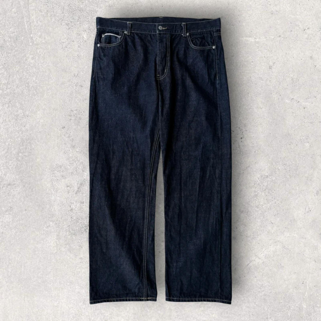 Uniform Bridge Relaxed Straight Jean Indigo W36