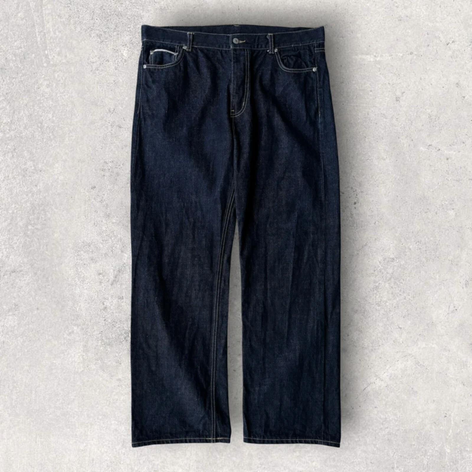 Uniform Bridge Relaxed Straight Jean Indigo W36