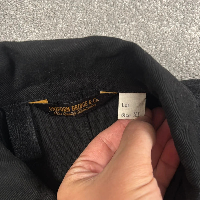 Uniform Bridge Canvas Chore Shirt Black L