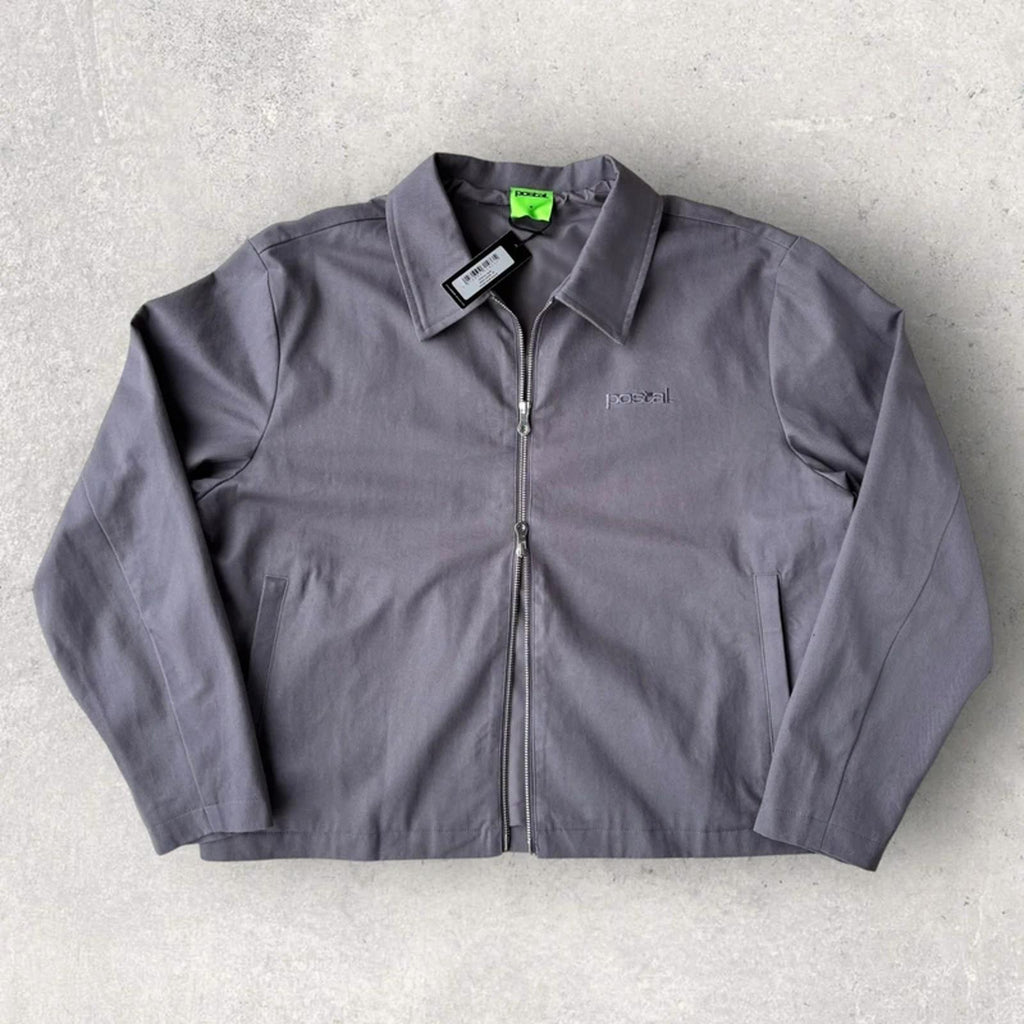 BNWT Postal Double Zip Work Jacket Grey M