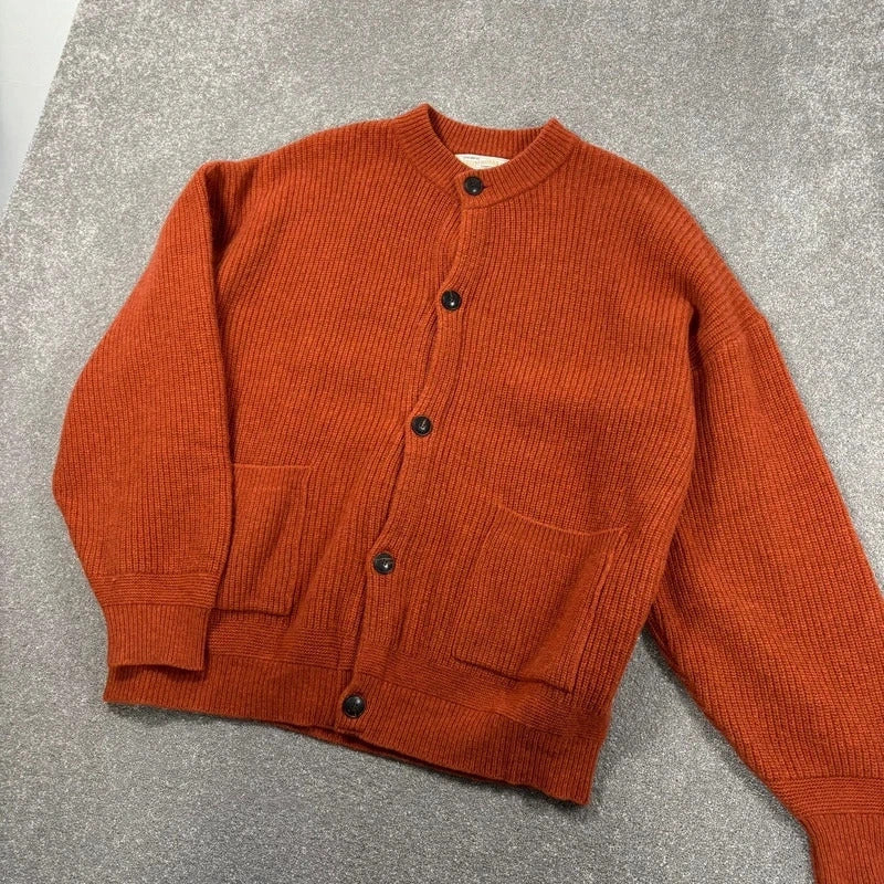 Frizmworks Heavy Wool Cardigan Brick XL
