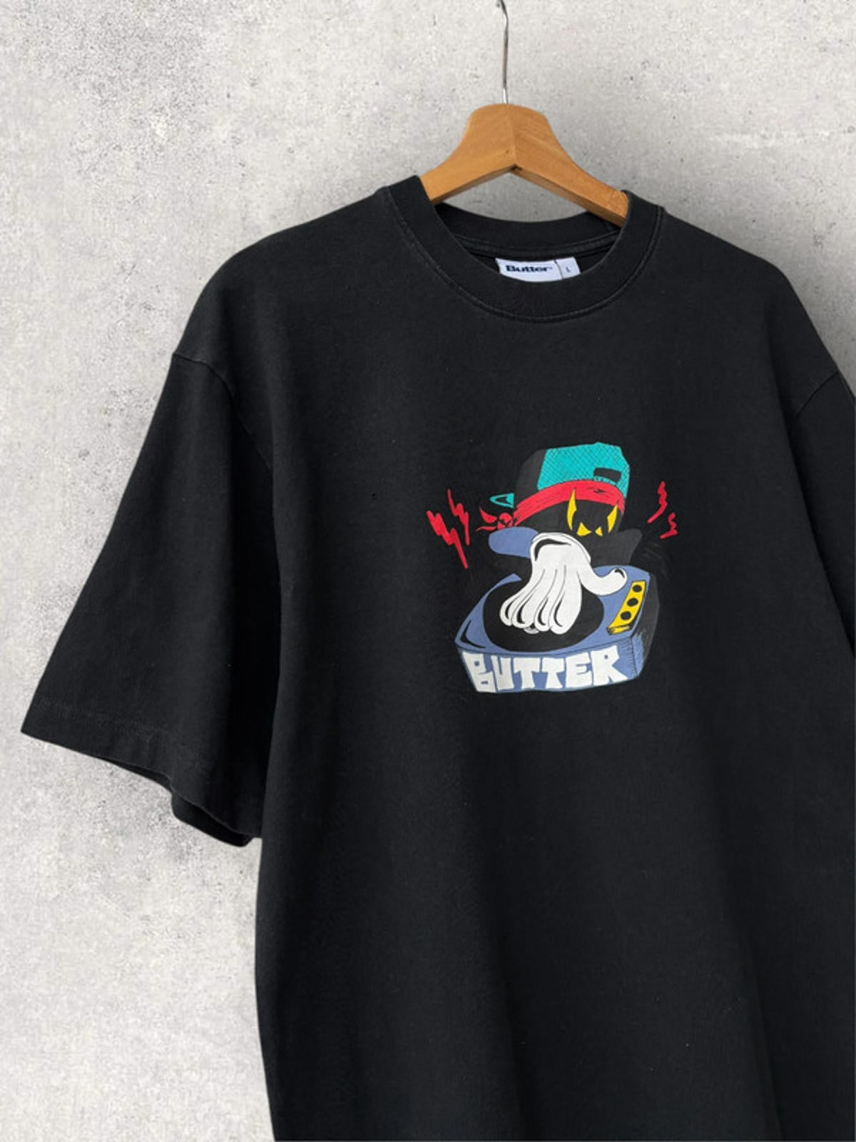 Butter Goods Spinner T-Shirt Black L