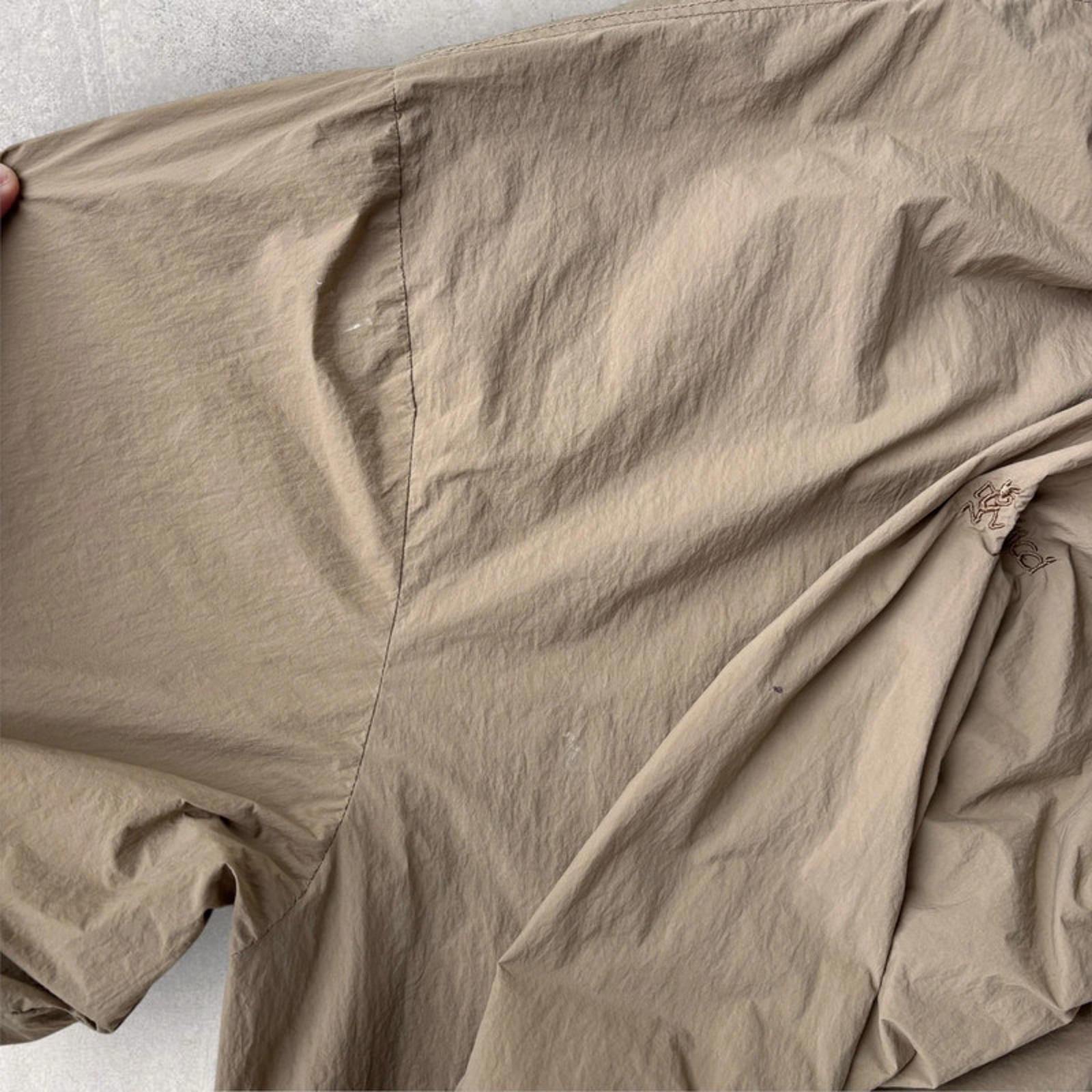 Gramicci Light Nylon Anorak Beige Size XL