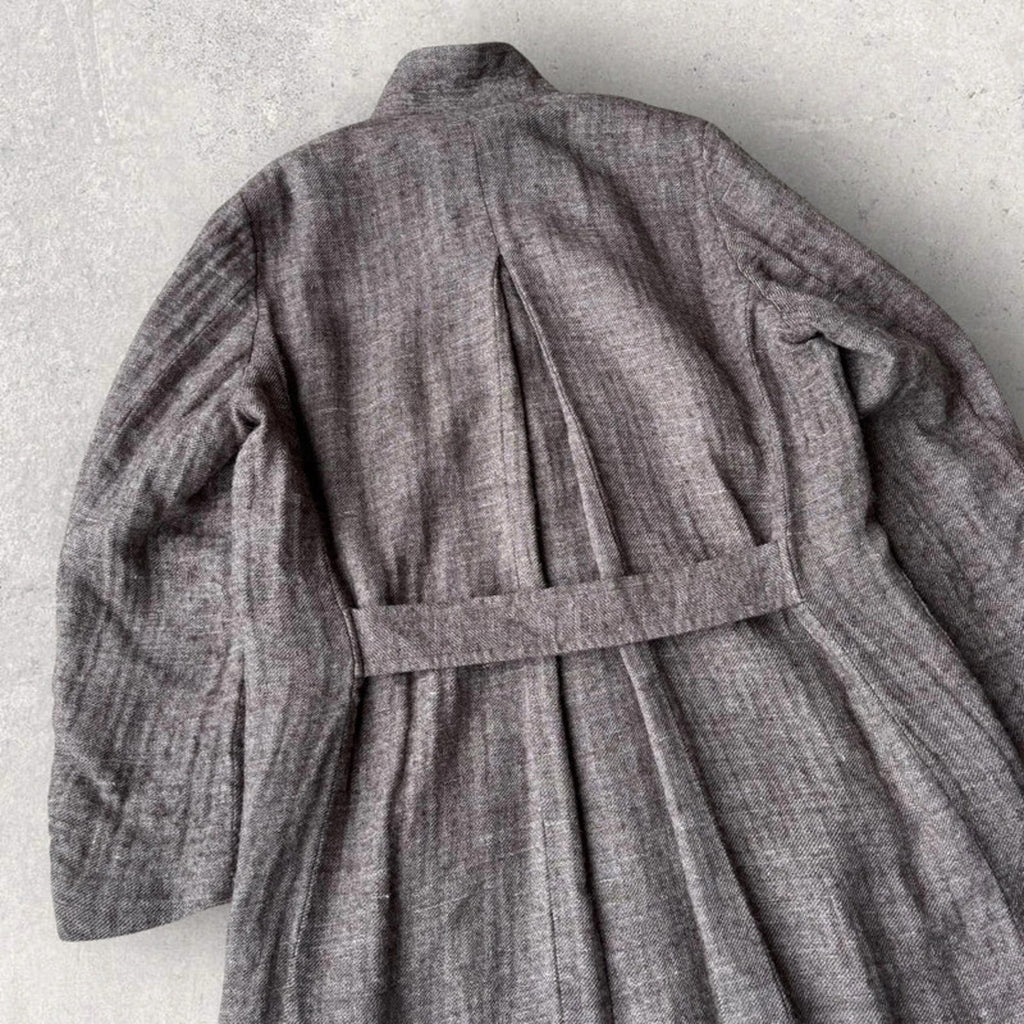 Snow Peak Japan Vintage Linen Overcoat – Beige – L