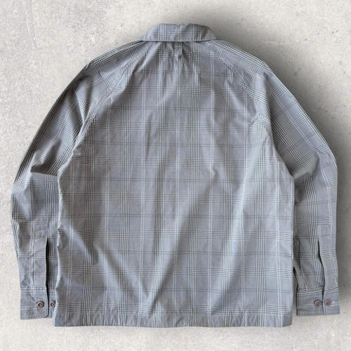 Eastlogue Check Zip Overshirt Grey S