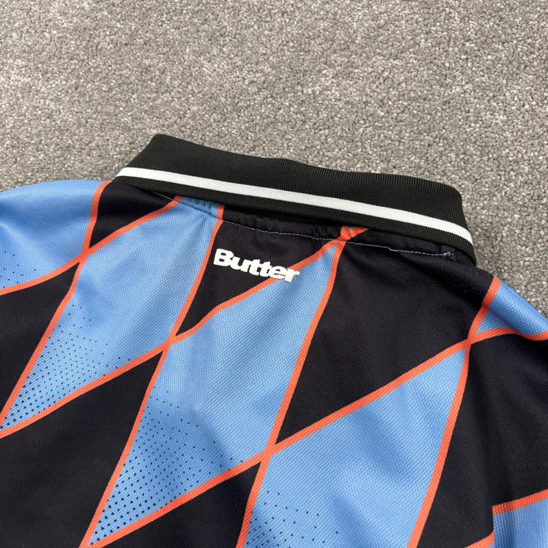 Butter Goods Football Shirt Blue S