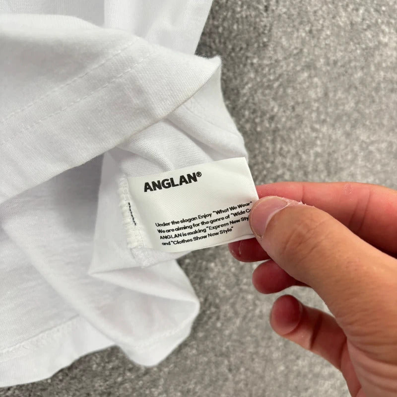 Anglan Vintage Blast Graphic T Shirt White L