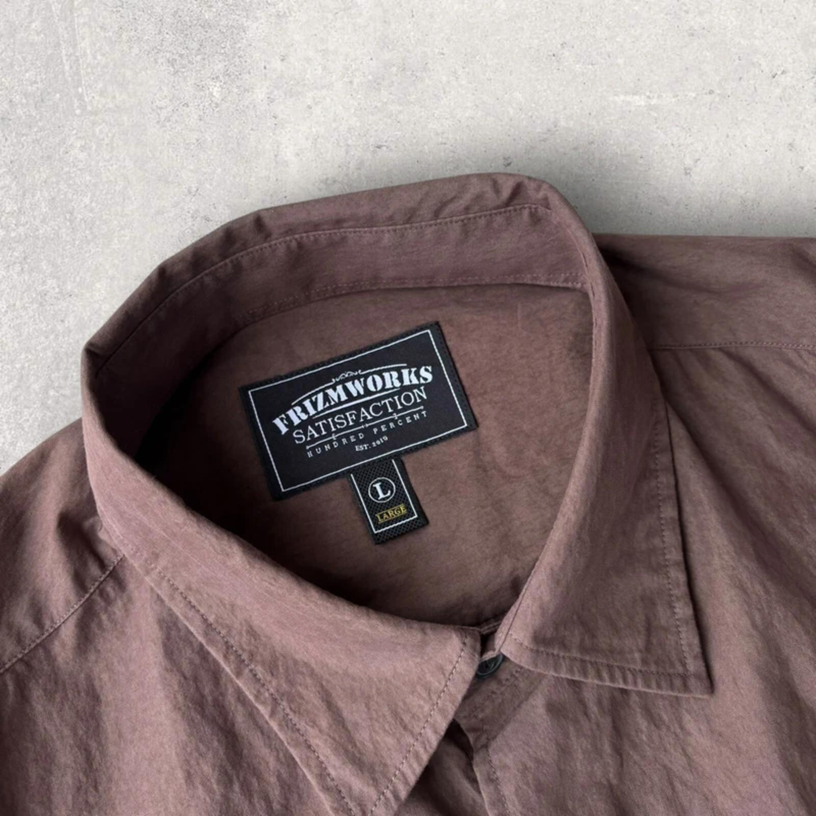 Frizmworks Soft Touch Relaxed Shirt Brown L