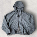 Uniform Bridge Cropped Mesh Windbreaker Blue M