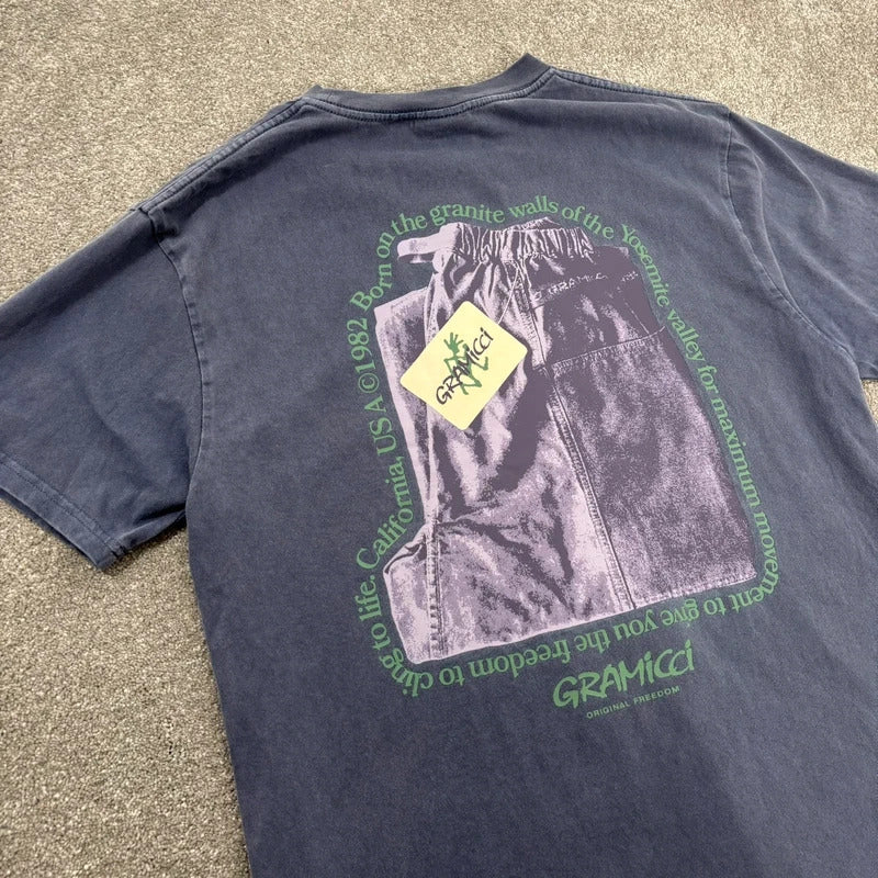 Gramicci Gadget Graphic T Shirt Navy M