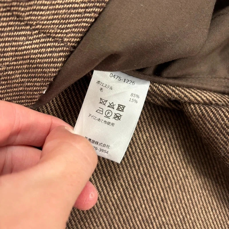 Pendleton Wool Twill Overshirt Brown M