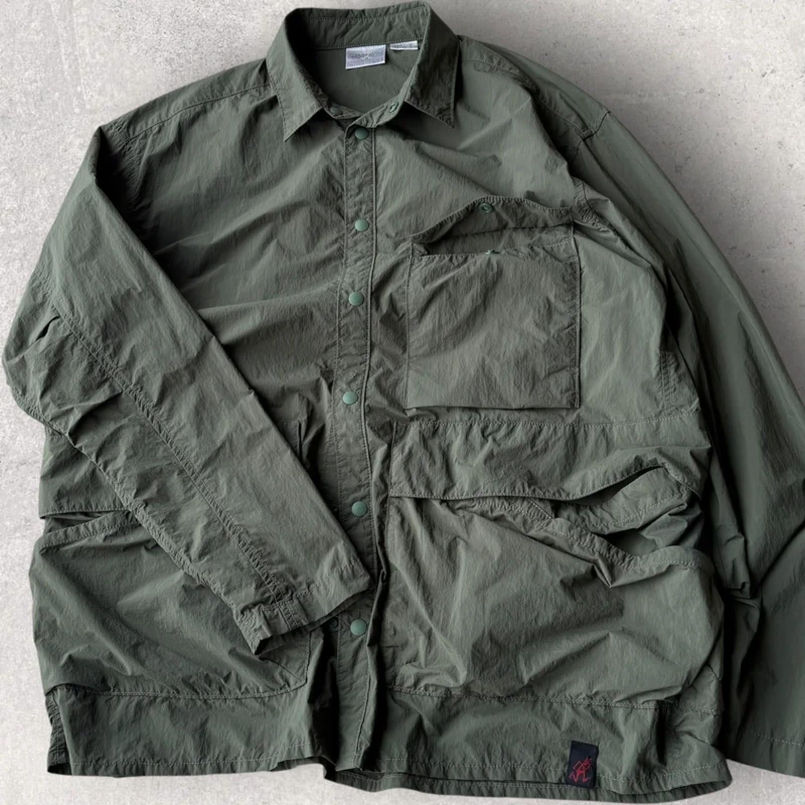 Gramicci Lightweight Utility Shirt Olive M Gorpcore