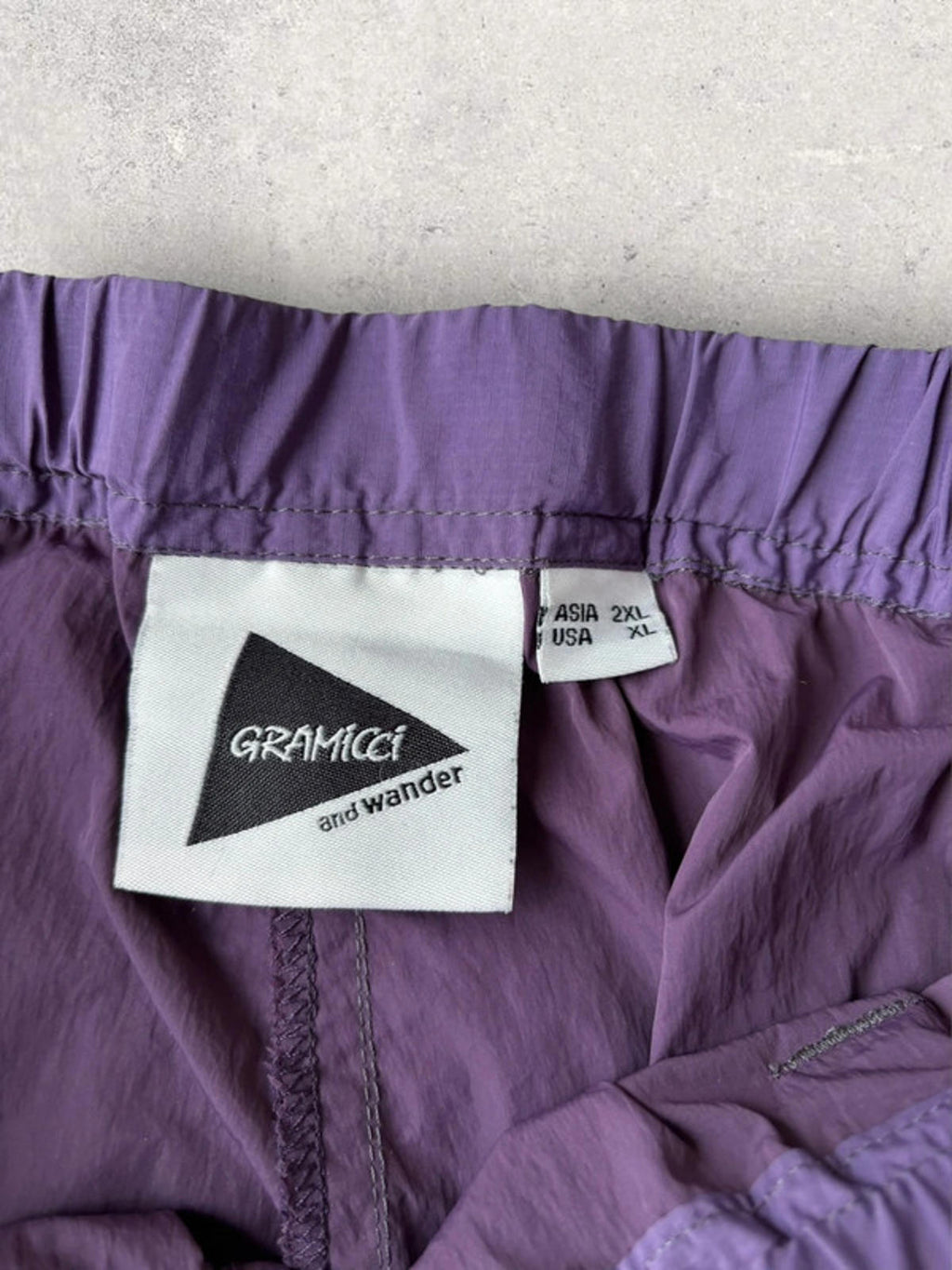 Gramicci x And Wander Patchwork Wind Pant Purple XL
