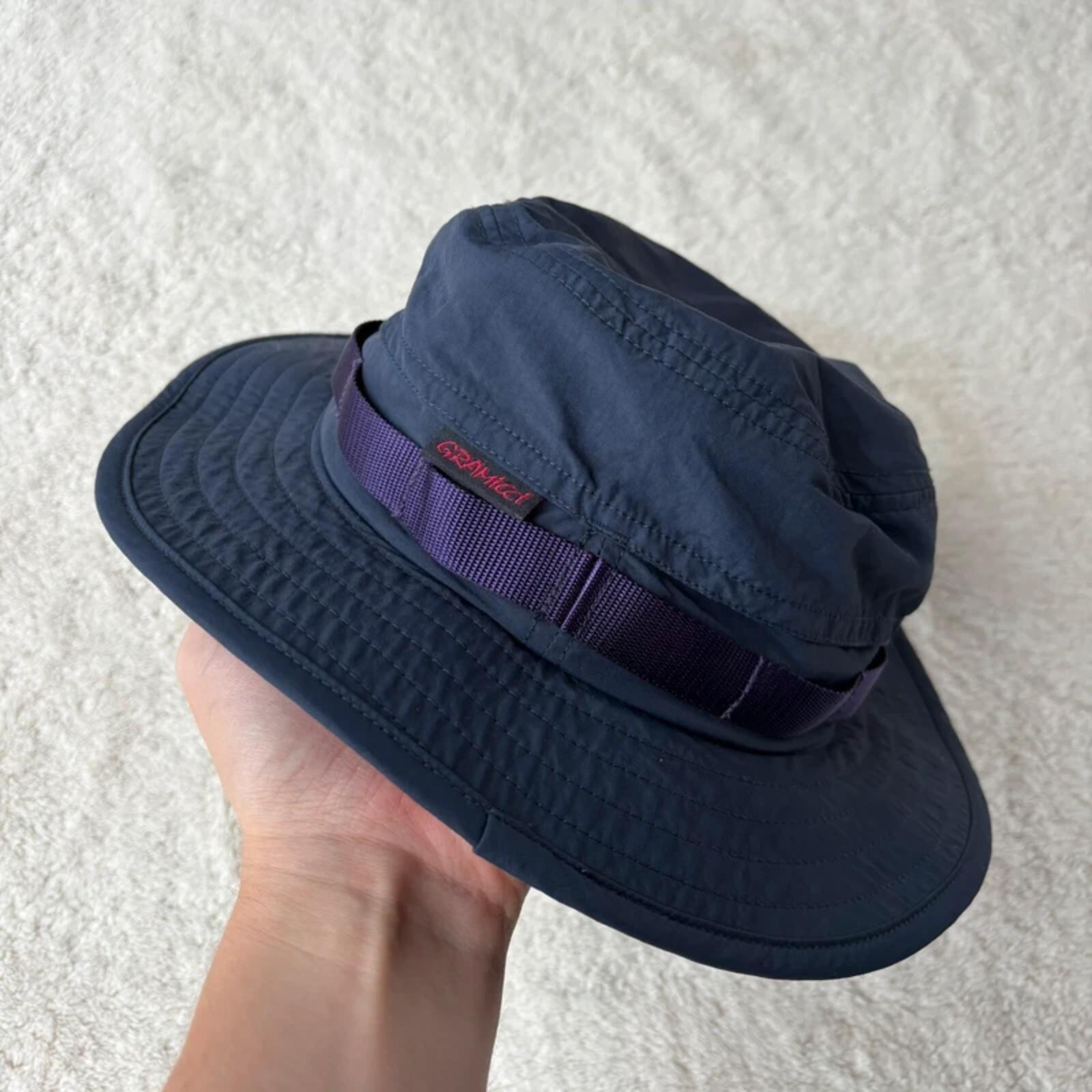 Gramicci Logo Shell Bucket Hat Navy S