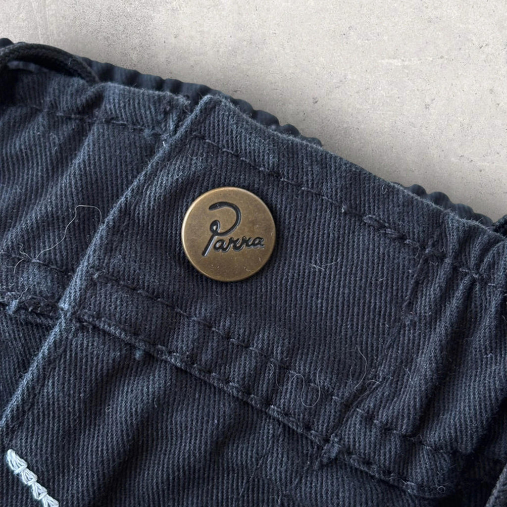 Parra Stitched Up Duck Pant Black Size L