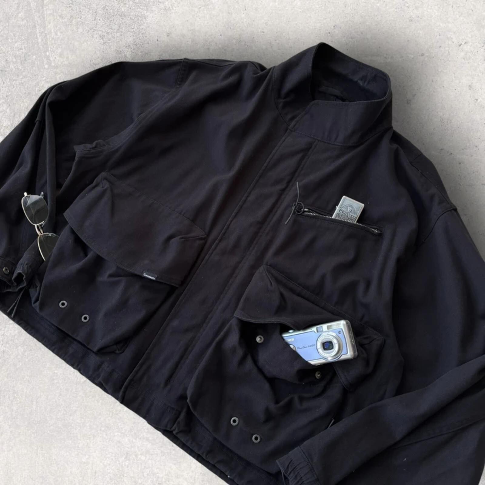 Covernat Cropped Utility Field Jacket Black M