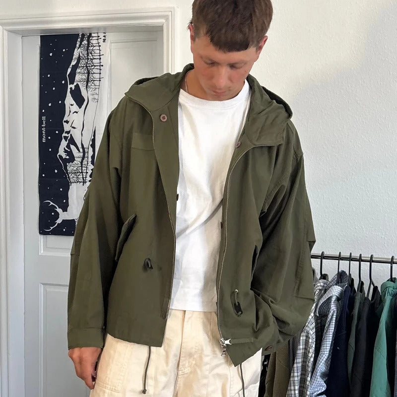 Uniform Bridge Cotton Field Windbreaker Olive M