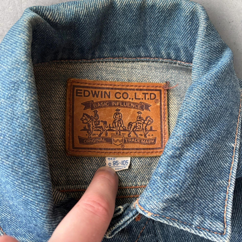 Edwin Raw Denim Jacket – Indigo XS