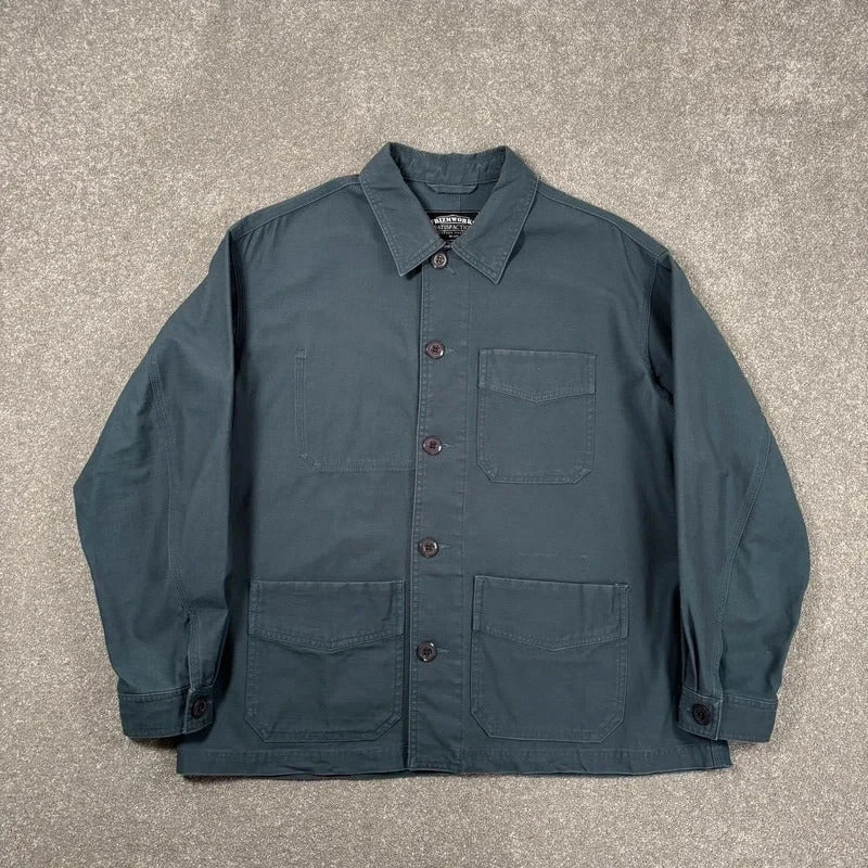 Frizmworks French Work Jacket Vintage Blue M