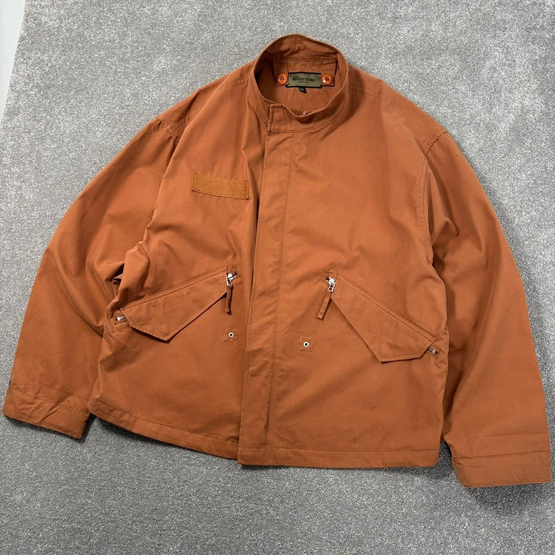 Uniform Bridge Cropped Field Jacket Brick XL