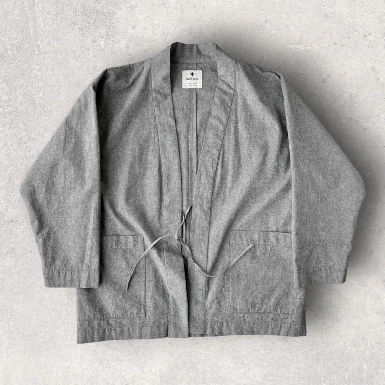 Snow Peak Noragi Kimono Jacket Grey M