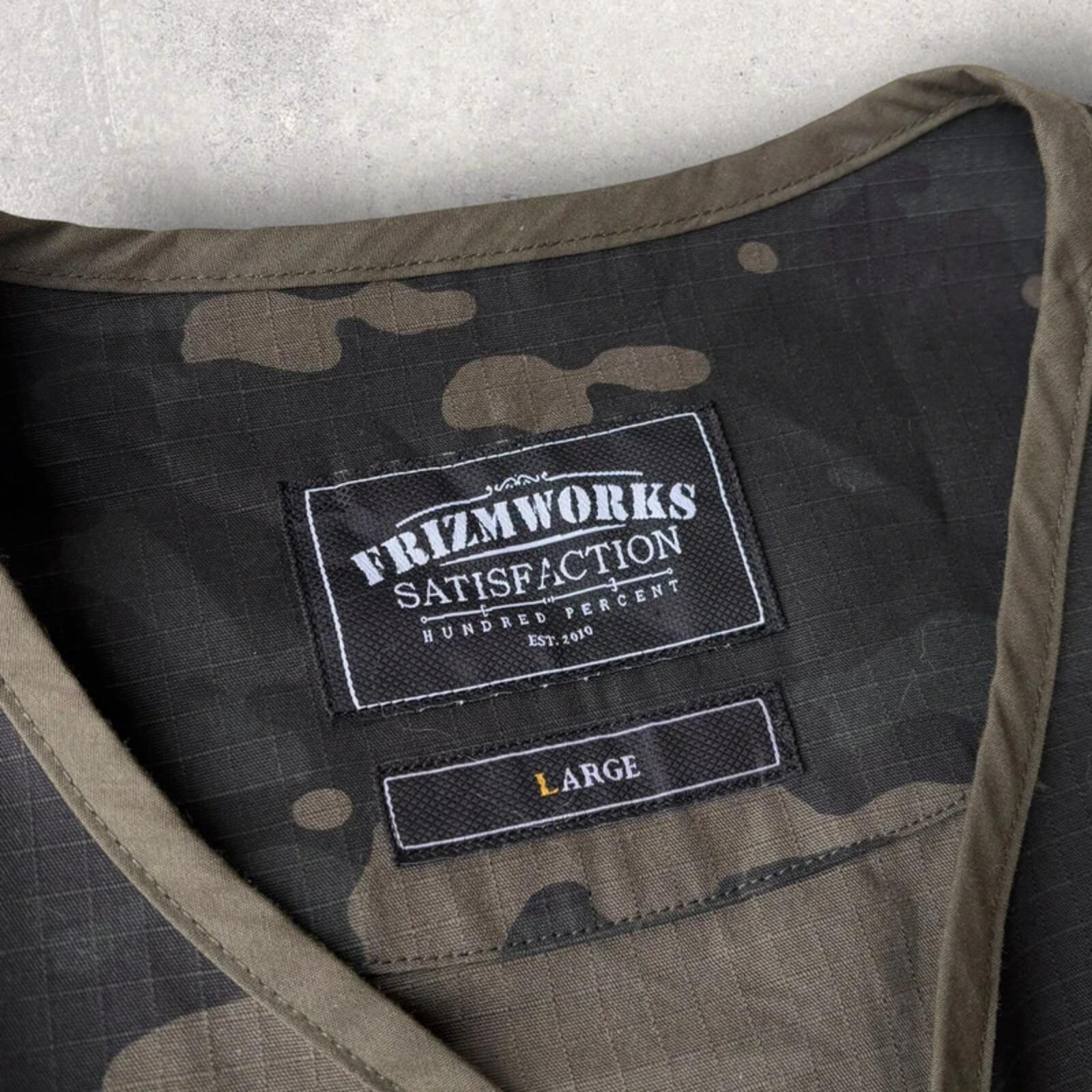 Frizmworks Round Zip Utility Cardigan MutliCamo L