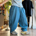 Anglan Denim Wide Balloon Pant Light Blue L