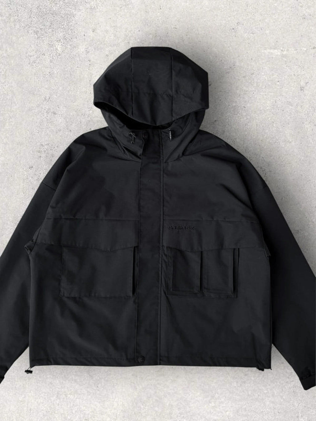 Scuffers Tech Coat Black Size XL