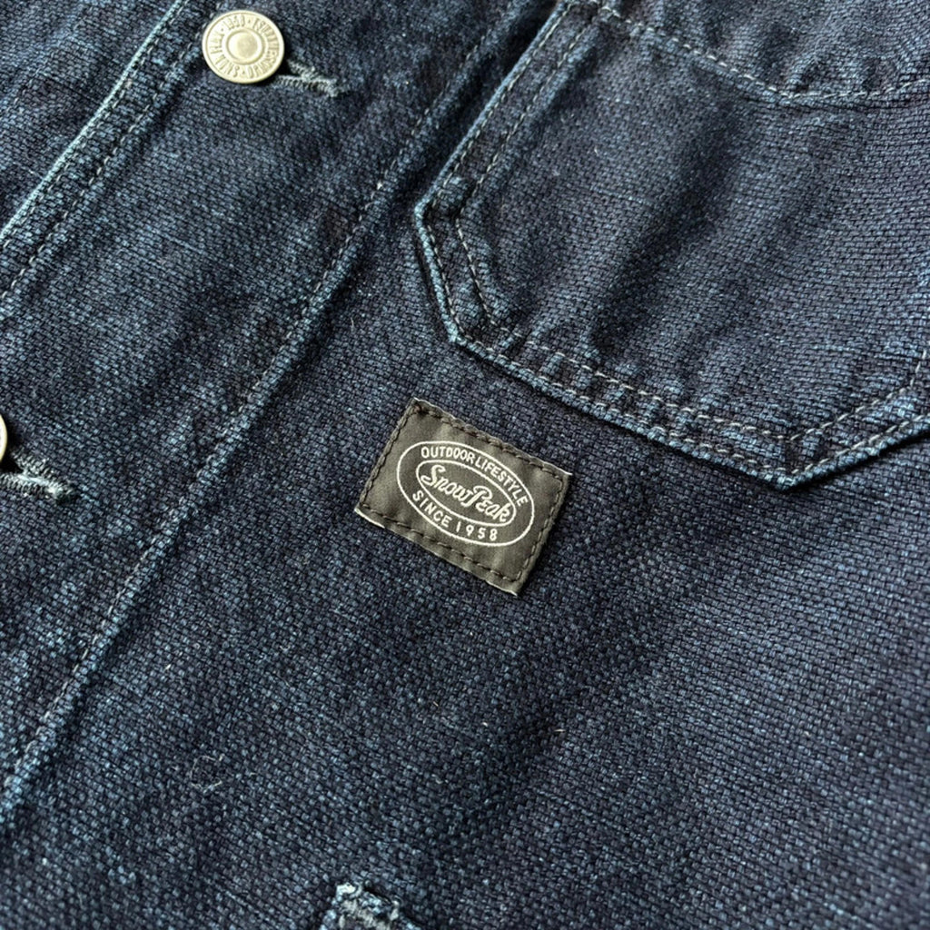 Snow Peak Indigo Denim Okayama Work Jacket S Japan import