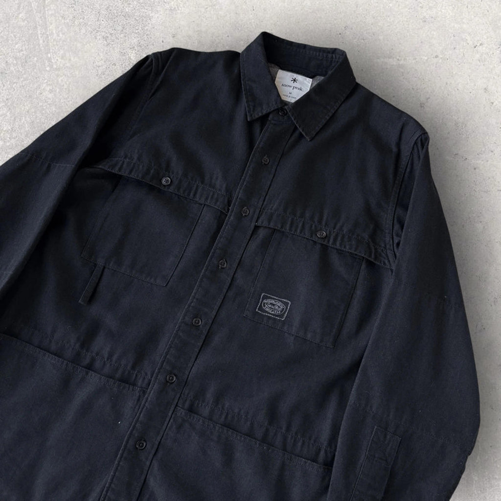 Snow Peak Takibi Spec Utility Overshirt Black M