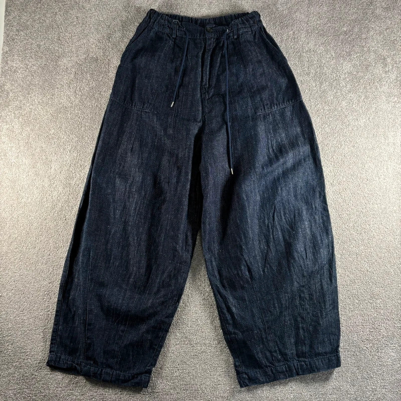 Frizmworks Linen Balloon Pant Indigo L