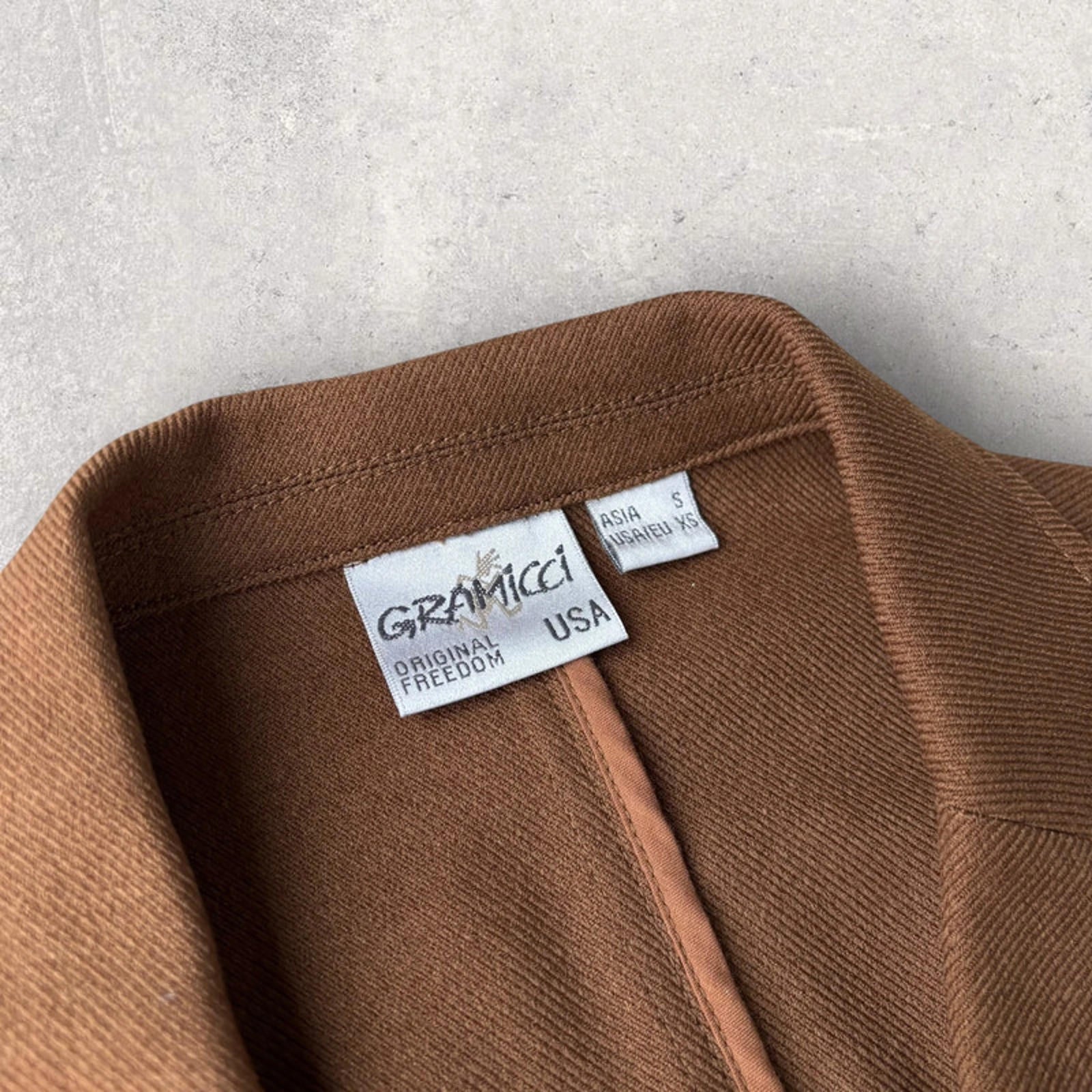 Gramicci x Edifice Tailored Suit Jacket / Blazer – Brown – S – Japan Import