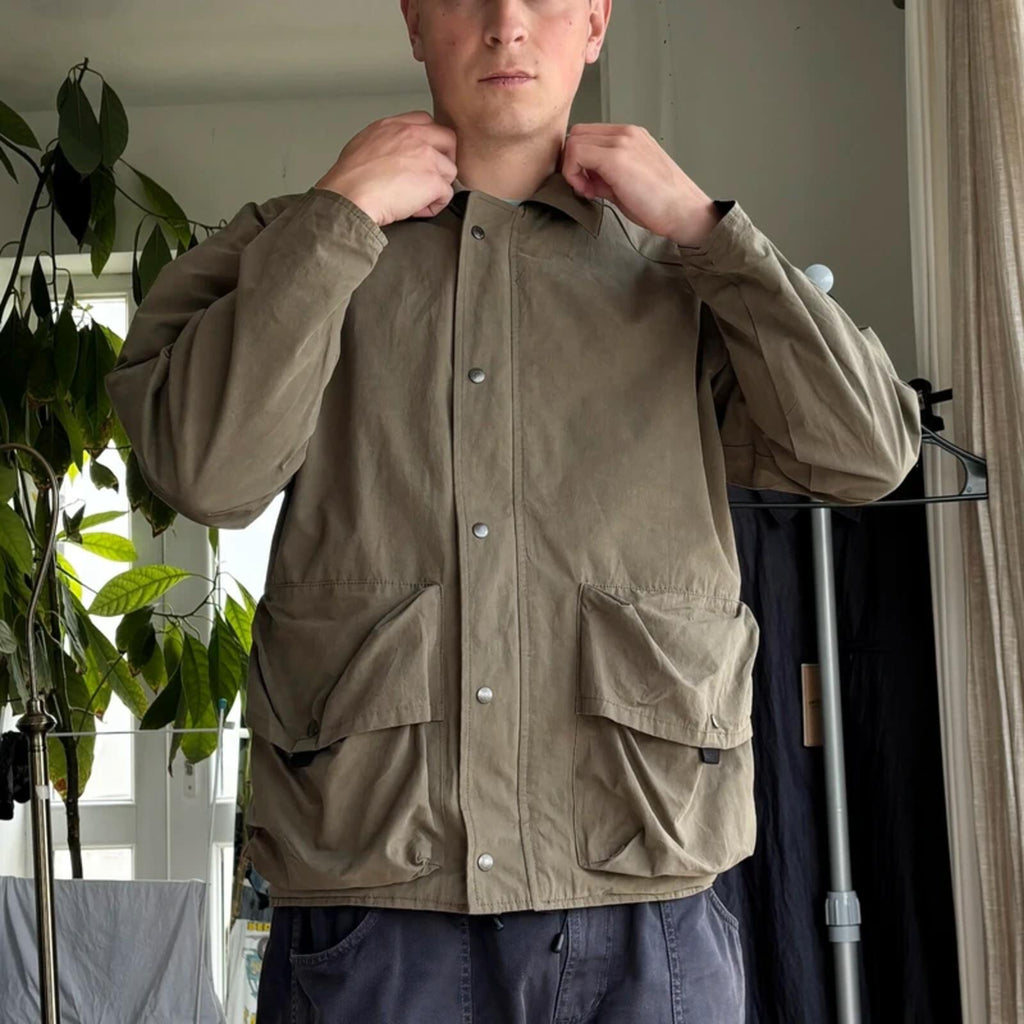 Uniform Bridge Reversible Field Jacket Khaki Black M