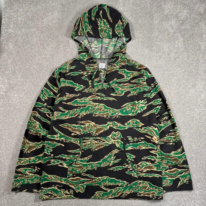 South2 West8 Tiger Camo Mexican Parka L