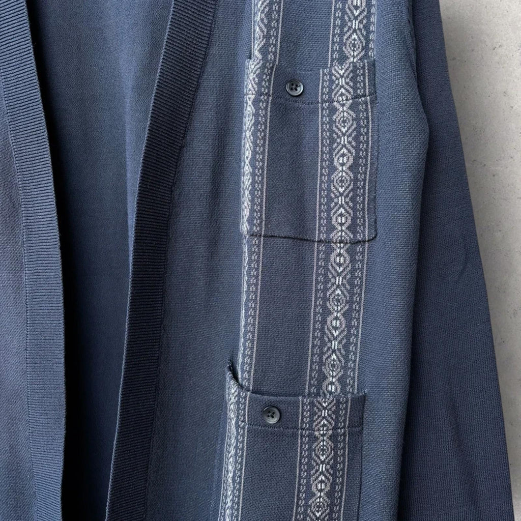 Beams Japan Open Cardigan Navy Blue M